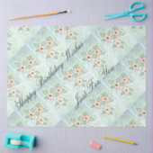 ハッピーバースデー願い 薄葉紙 (クラフト)