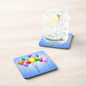 ハッピーバースデー風船コルクコースター コースター (右側)