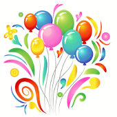 ハッピーバースデー風船野球 野球ボール