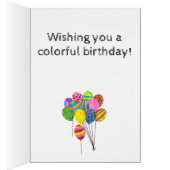 ハッピーバースデー風船 (内側 (右))