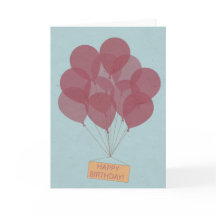 ハッピーバースデー風船