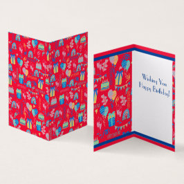 ハッピーバースデー風船、ストリーマー及びケーキカード