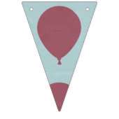 ハッピーバースデー風船 バンティングフラッグ (第1の旗)