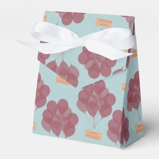 ハッピーバースデー風船 フェイバーボックス (正面サイド)