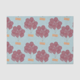 ハッピーバースデー風船 薄葉紙