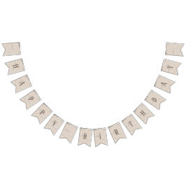 ハッピーバースデー飛行機バンティング バンティングフラッグ