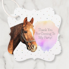 ハッピーバースデー馬の背かわいらし乗動物キッド フェイバータグ