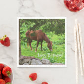ハッピーバースデー馬 スタンダードランチョンナプキン (インサイチュ)