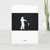 ハッピーバースデー魚釣りカード カード (裏面)