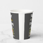 ハッピーバースデー魚釣りフォトネームメンズファザー 紙コップ (右)