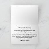 ハッピーバースデー魚釣り カード (内部)