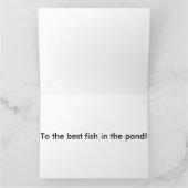 ハッピーバースデー魚 カード (内部)