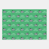 ハッピーバースデー魚 ラッピングペーパーシート (正面2)