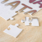 ハッピーバースデー鮮やかハクナマタタデザイン ジグソーパズル (側面)