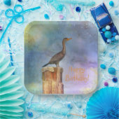 ハッピーバースデー鵜 ペーパープレート (パーティー)