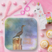 ハッピーバースデー鵜 ペーパープレート (パーティー)