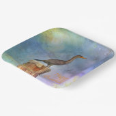 ハッピーバースデー鵜 ペーパープレート (傾斜あり)