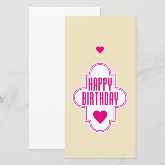 ハッピーバースデー (正面/裏面)