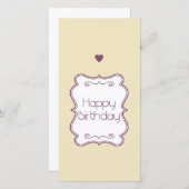 ハッピーバースデー (正面/裏面)