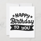 ハッピーバースデー (裏面)