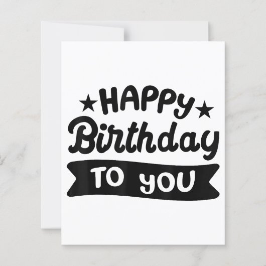 ハッピーバースデー (裏面)