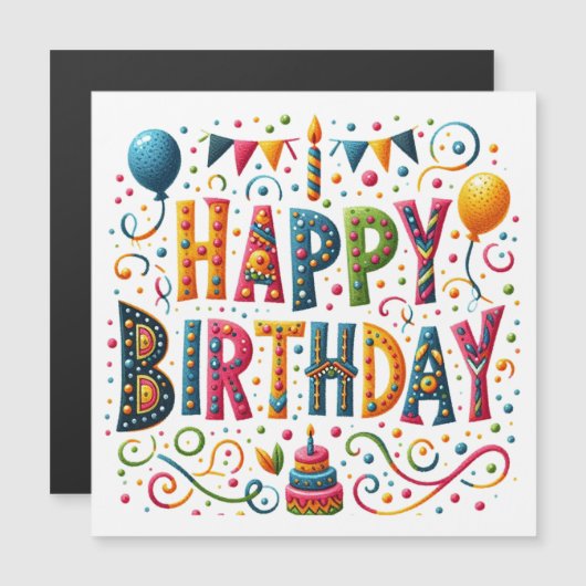 ハッピーバースデー (正面/裏面)