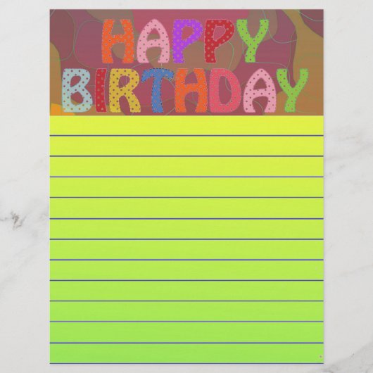ハッピーバースデー (正面)
