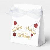 ハッピーバースデー1月の誕生日のお願いボックス フェイバーボックス (正面サイド)