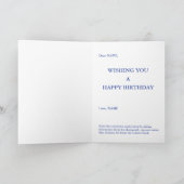 ハッピーバースデー10代の孫娘の写真カード カード (内部)