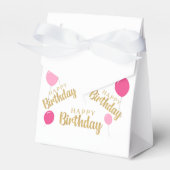 ハッピーバースデー10月誕生日お願いボックス フェイバーボックス (正面サイド)