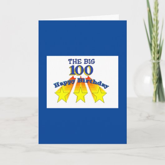 ハッピーバースデー100クリスチャンカード カード (正面)