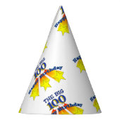 ハッピーバースデー100 パーティーハット (左)