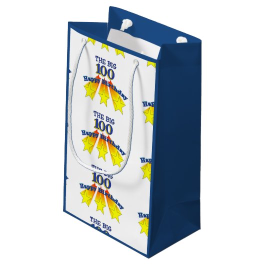 ハッピーバースデー10 スモールペーパーバッグ (裏面アングル)