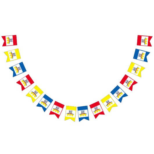 ハッピーバースデー10 バンティングフラッグ (全)