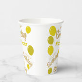 ハッピーバースデー11月の誕生日紙カップ 紙コップ (左)