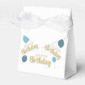 ハッピーバースデー12月の誕生日のお願いボックス フェイバーボックス (正面サイド)