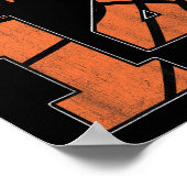 ハッピーバースデー14歳バスケットボールボーイズフォーティー ポスター (角)