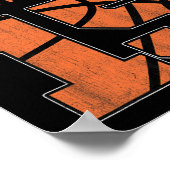 ハッピーバースデー15歳バスケットボール少年15 ポスター (角)