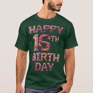 ハッピーバースデー16日 Tシャツ