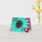 ハッピーバースデー16番目の誕生日カード カード (黄色い花)