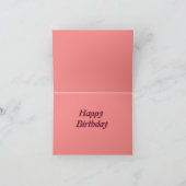 ハッピーバースデー16番目の誕生日カード カード (内部)