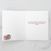 ハッピーバースデー16th10代の若者スウィートガール カード (内部)