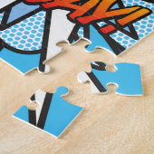 ハッピーバースデー18歳 レトロコミックブック ジグソーパズル (側面)