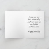 ハッピーバースデー1921年誕生20年代20年代 カード (内部)