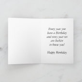 ハッピーバースデー1925年誕生20年代20年代 カード (内部)