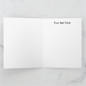 ハッピーバースデー1954金ゴールド70日 カード (内部)