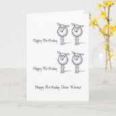 ハッピーバースデー2ユーロ! カード (黄色い花)