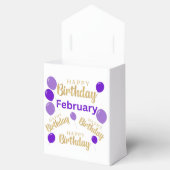 ハッピーバースデー2月の誕生日のお願いボックス フェイバーボックス (オープン)
