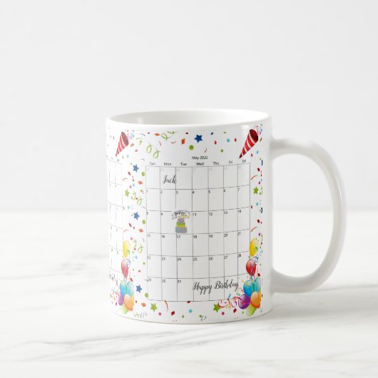 ハッピーバースデー2022メーマグ コーヒーマグカップ (右)