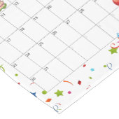 ハッピーバースデー2022年1月カレンダー ショートテーブルランナー (コーナー)